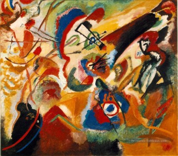 Fragment 2 pour Composition VII Expressionnisme art abstrait Wassily Kandinsky Peinture à l'huile